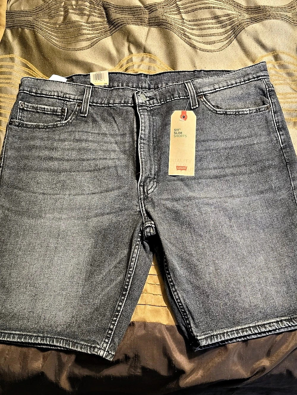 Levi's 511 Slim Shorts Gray Waist 42 NWT